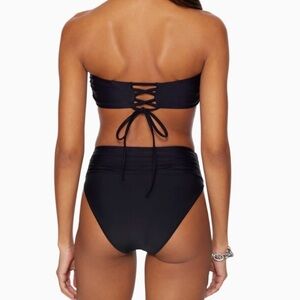 Rant Brook Black Strapless Bikini